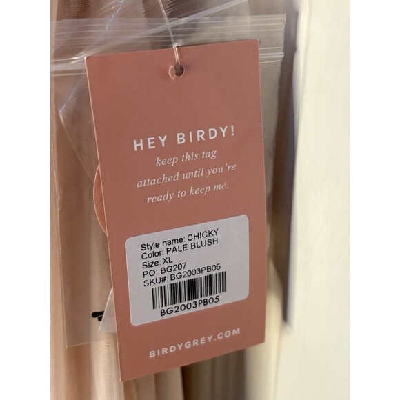 NWT Birdy Grey Dress CHICKY CONVERTIBLE DRESS Formal Pale Blush XL Formal - Picture 9 of 11